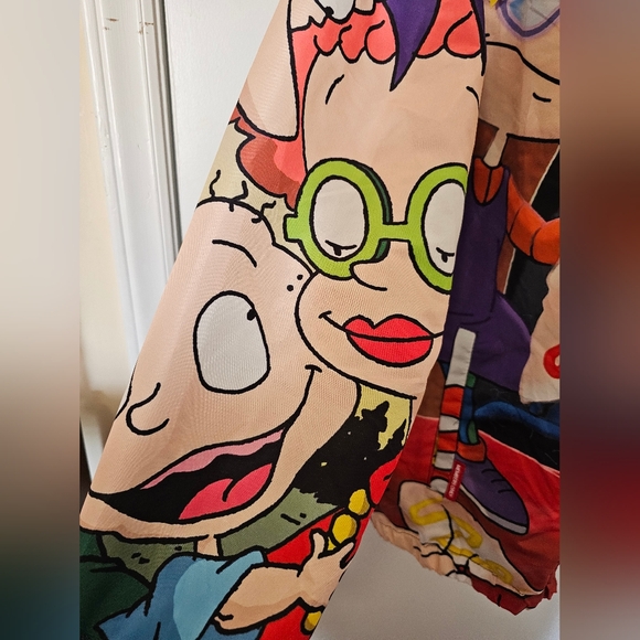 Members Only x Nickelodeon Rugrats Size XL Windbreaker Angelica Chucky Tommy - Picture 2 of 13
